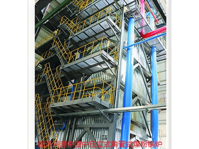 Shandong Linyi 40/100t/h vertical angle tube type medium temperature medium pressure pulverized coal boiler