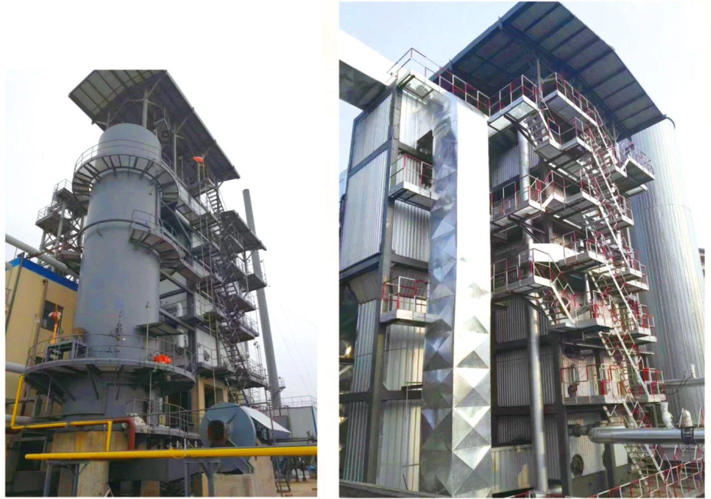 High eficiency and low dischargc pulverized coal boiler and its systen